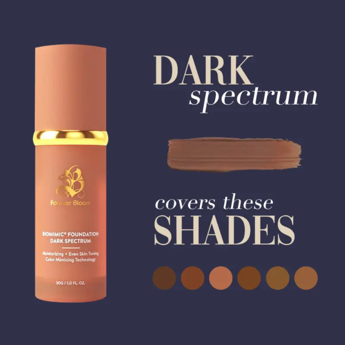 Biomimic® Foundation 4 in 1 - Dark Spectrum