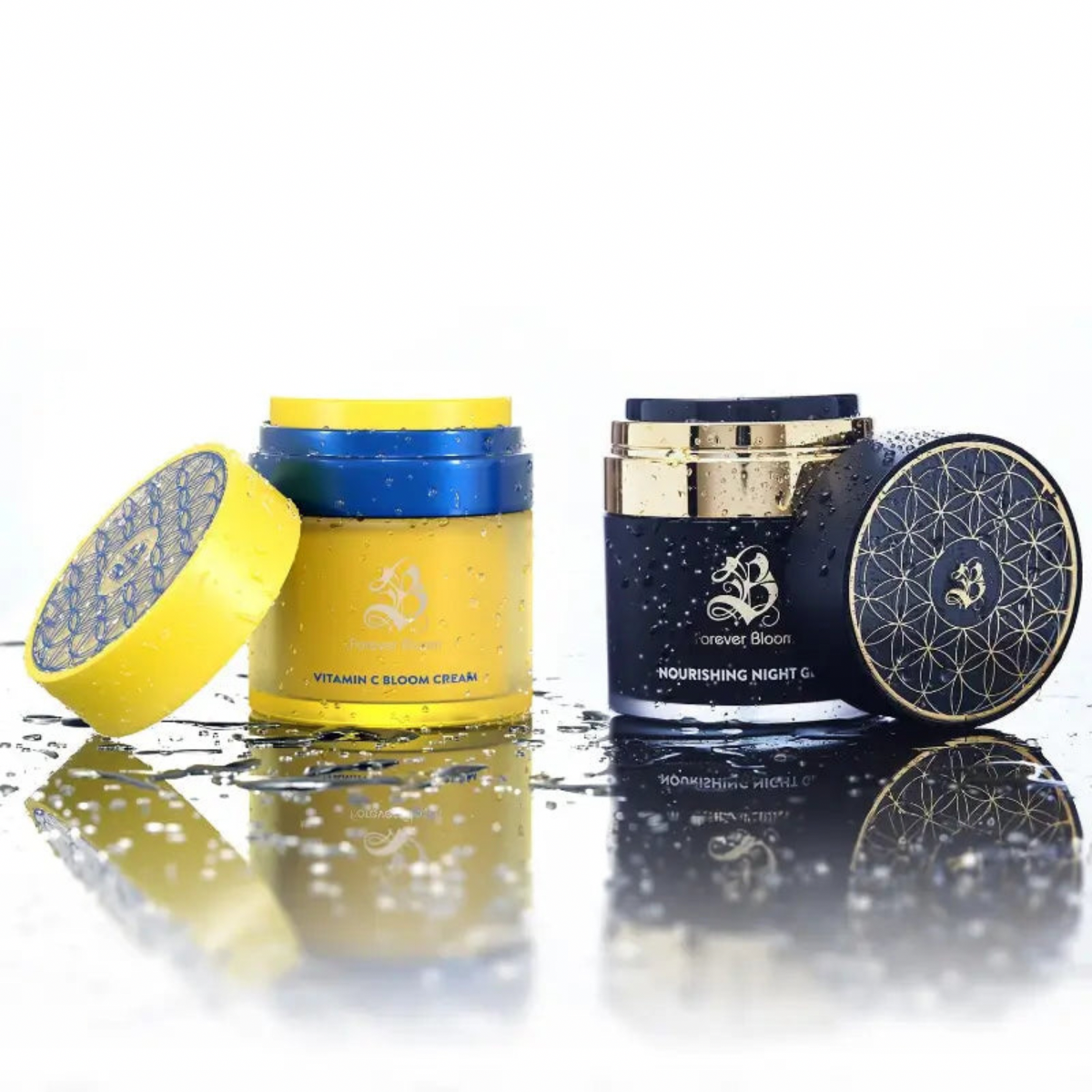 Nourishing Night Glow and Vitamin C Bloom Cream